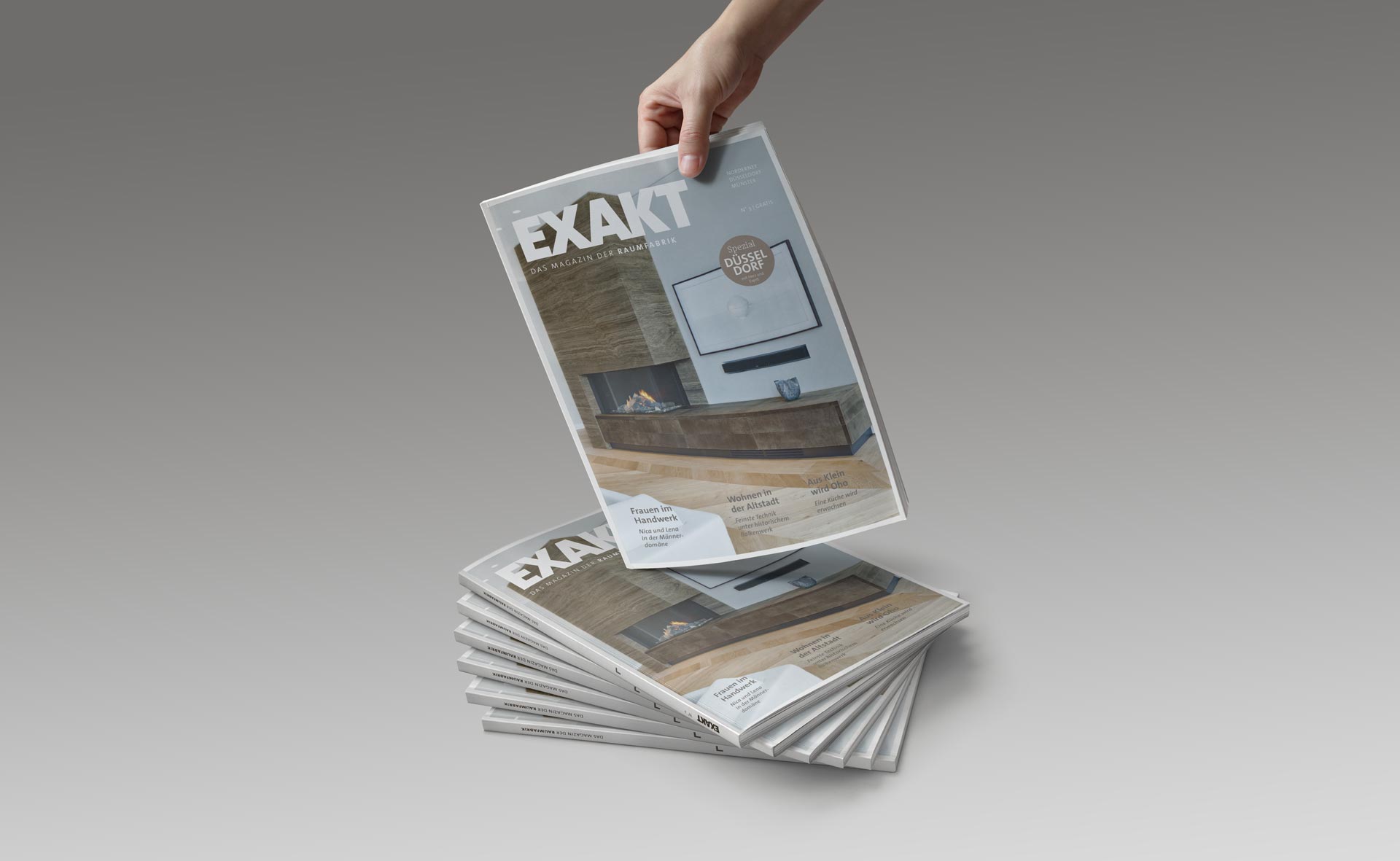 EXAKT Magazin No. 3 — Düsseldorf Spezial, Frauen im Handwerk, Wohnen in der Altstadt