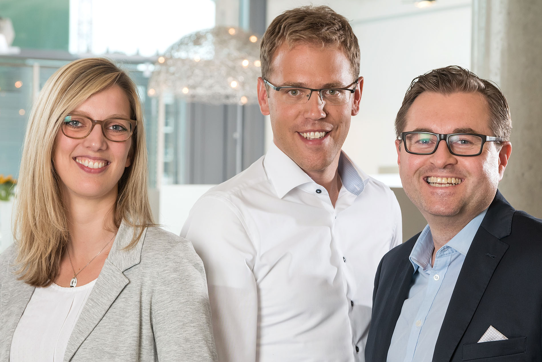 Team Raumfabrik Düsseldorf — Geschäftsführung und Planung im Andreas Quartier